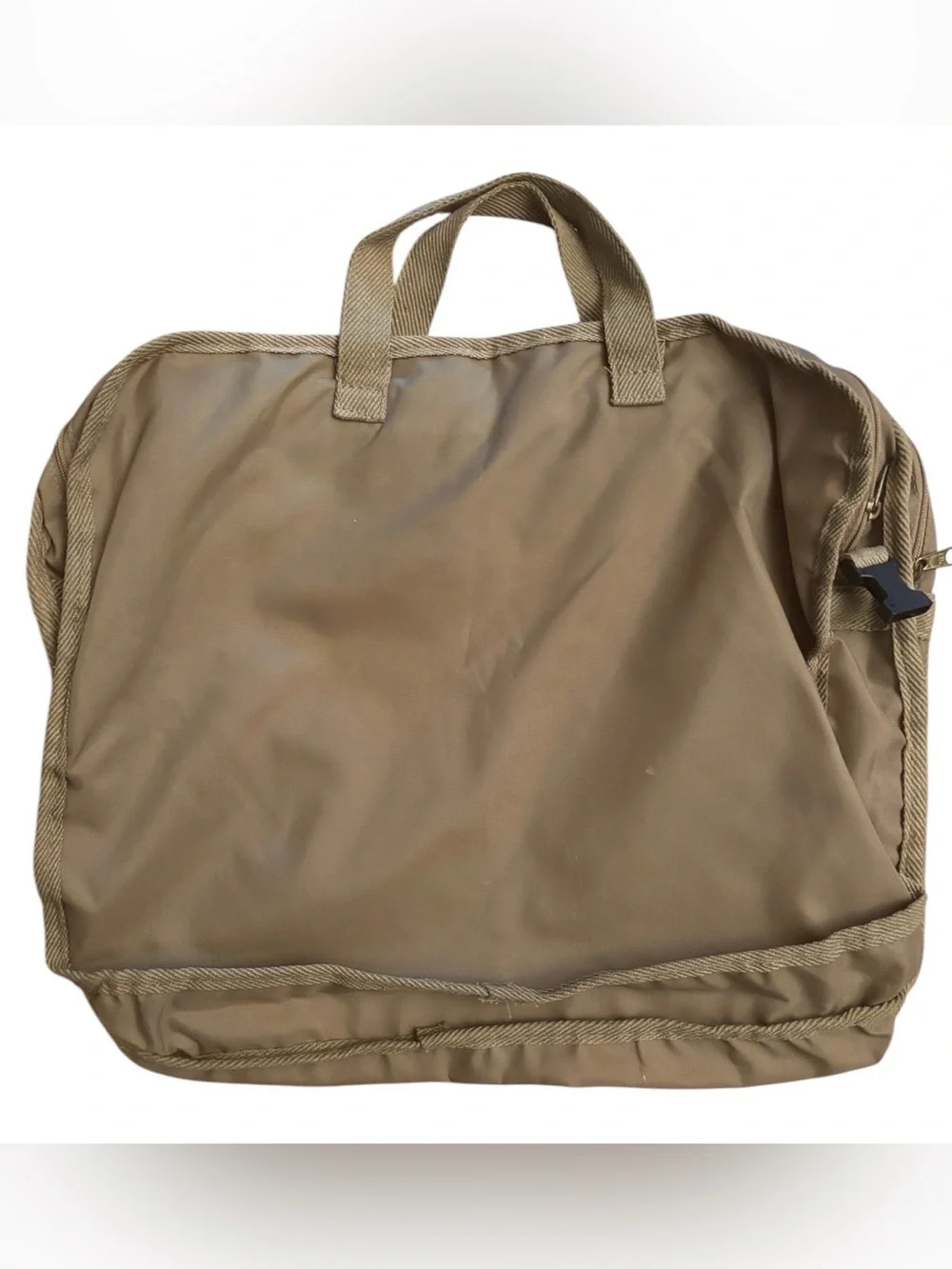 Ms. Magazine | Tan Lightweight Travel Satchel Simple Eco Friendly Bag Collectors